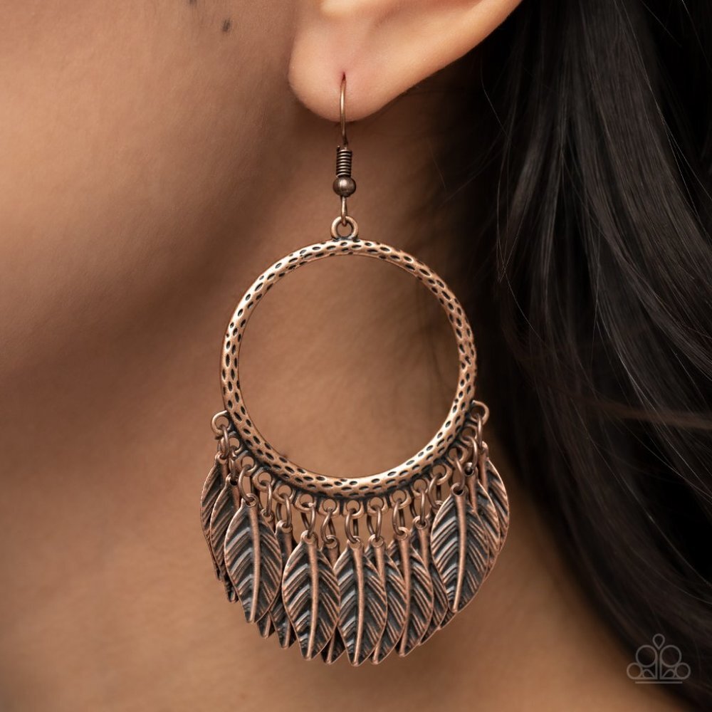 FOWL Tempered - Copper Earrings